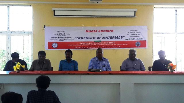 Strength of Materials Guest Lecture - 27.09.2017 & 28.09.2017